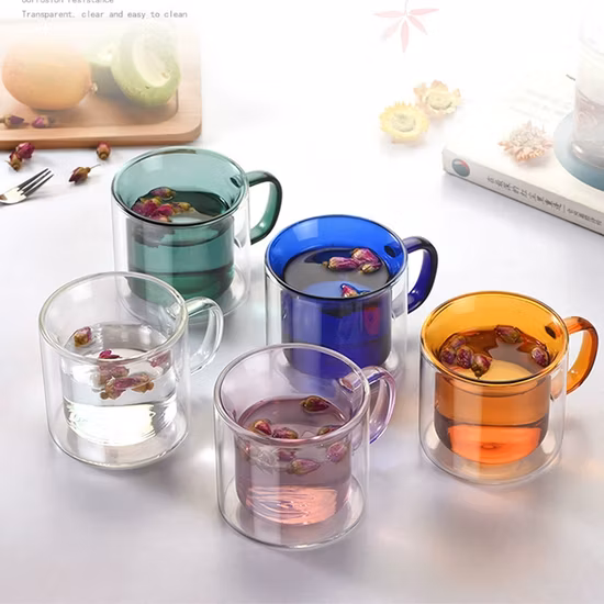 10 oz colorido copo de chá para beber em casa copos de vinho água copos de café